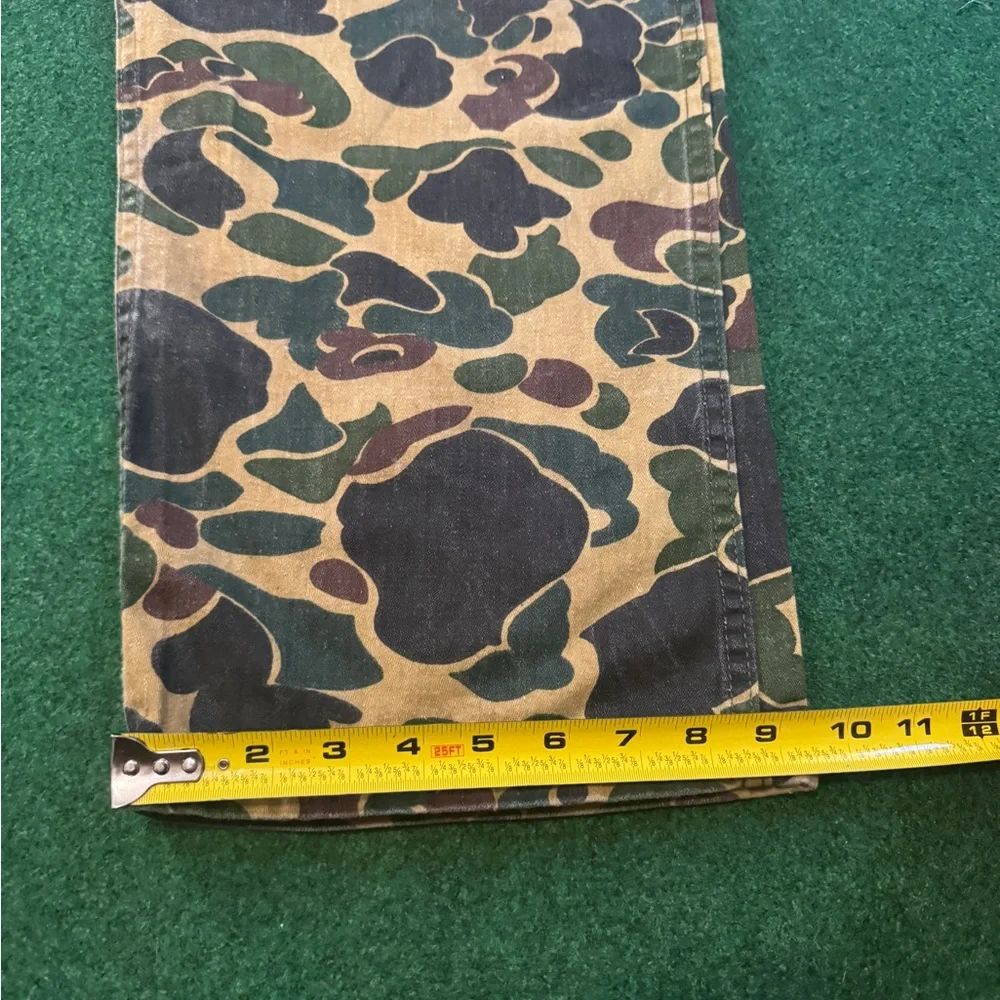 Vintage Duck Camo 80s 90s Baggy Wide Leg Hip Hop Skater 36x28 Pants